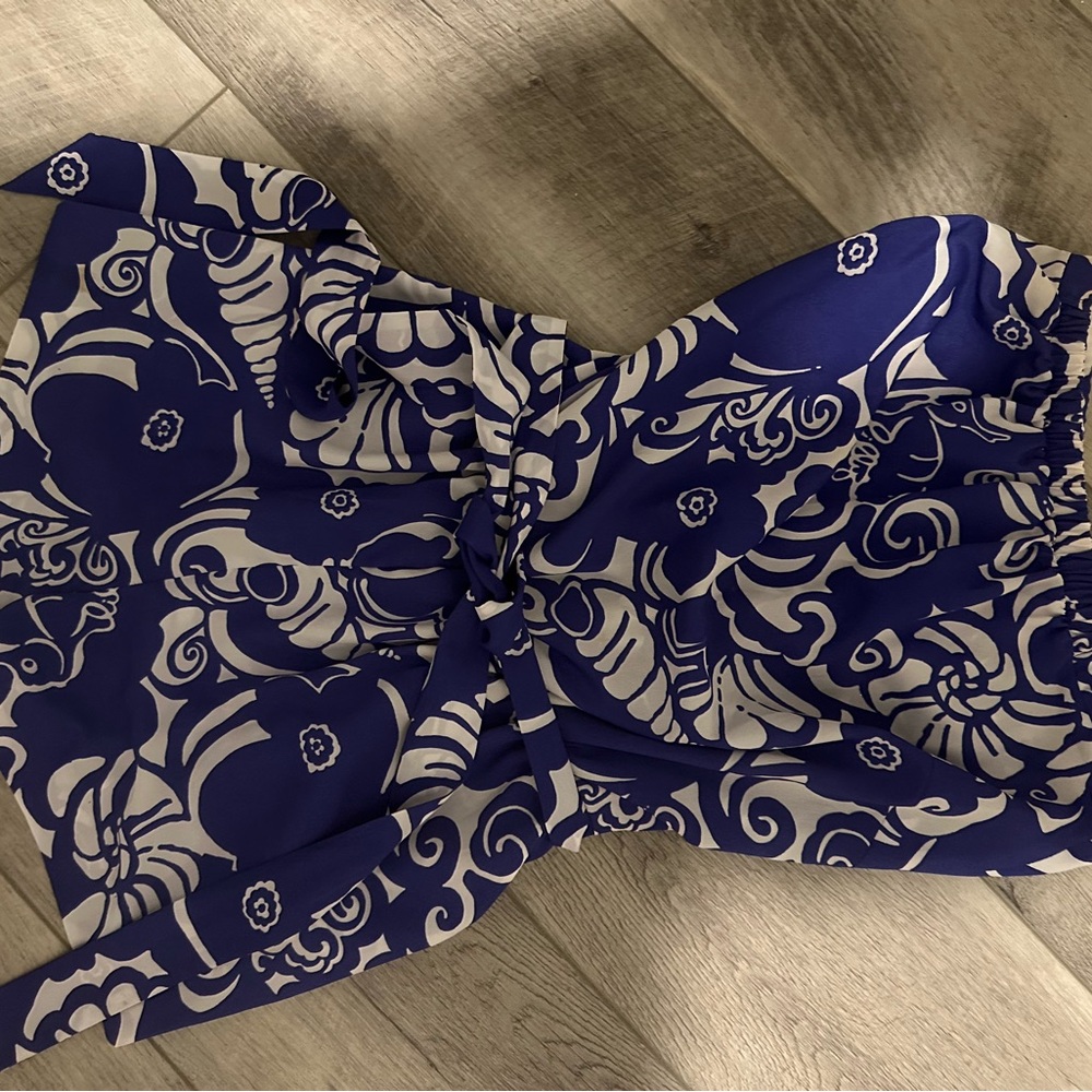 Lilly Pulitzer strapless romper XS
